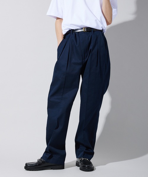 「JOURNAL STANDARD」 チノパンツ X-LARGE ワインレッド メンズ_画像8