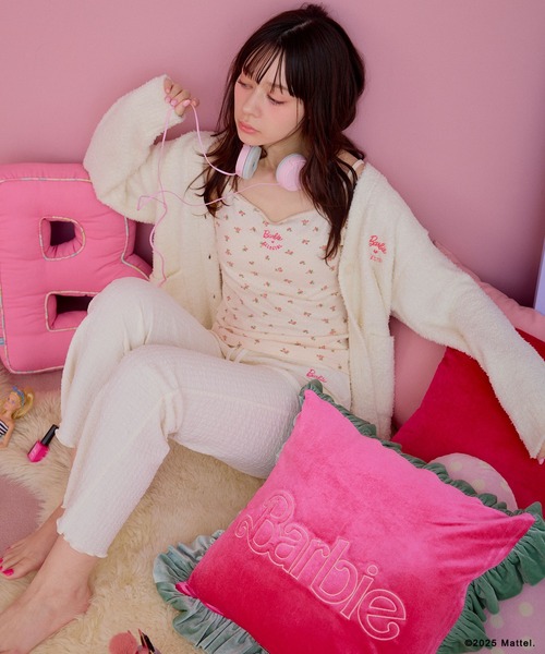 クッション クッションカバー 「Barbie×ELLEgirl」ベロアフリル