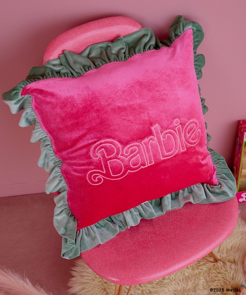 クッション クッションカバー 「Barbie×ELLEgirl」ベロアフリル