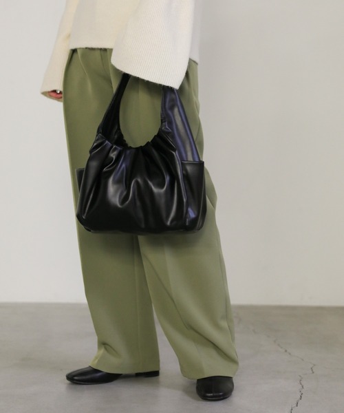 「select MOCA」 ハンドバッグ FREE ブラック レディース_画像5