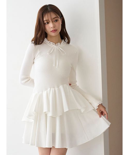 SNIDEL（スナイデル） ワンピース Sustainableドッキングミニニット