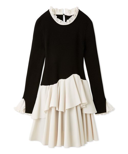 SNIDEL（スナイデル） ワンピース Sustainableドッキングミニニット