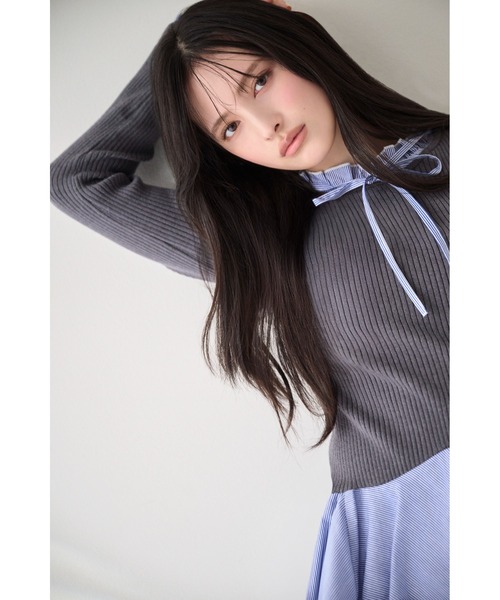 SNIDEL（スナイデル） ワンピース Sustainableドッキングミニニット