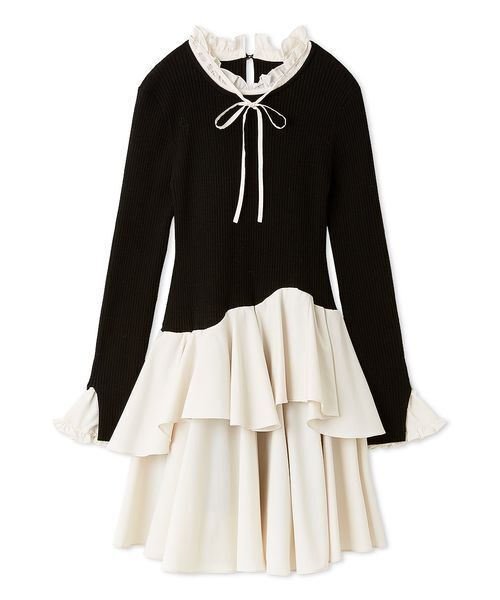 SNIDEL（スナイデル） ワンピース Sustainableドッキングミニニット