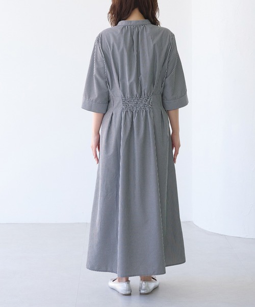 「LAVEANGE」 半袖ワンピース 4L ブラック レディース_画像4