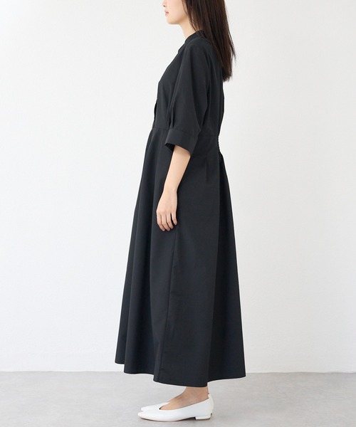 「LAVEANGE」 半袖ワンピース 4L ブラック レディース_画像6