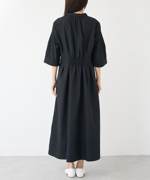 「LAVEANGE」 半袖ワンピース 4L ブラック レディース_画像7