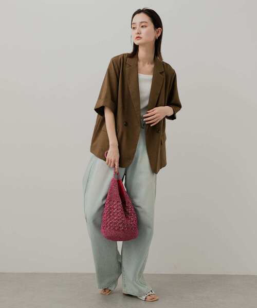 「SENSE OF PLACE by URBAN RESEARCH」 トートバッグ ONE ゴールド レディース_画像7