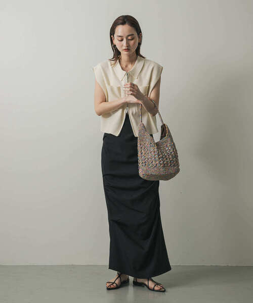 「SENSE OF PLACE by URBAN RESEARCH」 トートバッグ ONE ゴールド レディース_画像9