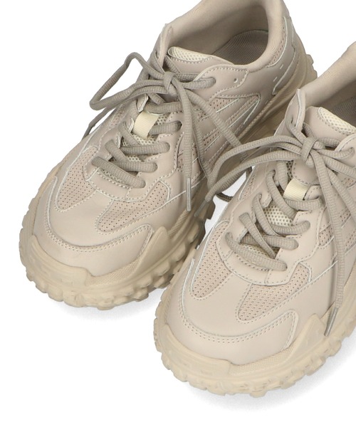 「ORiental TRaffic」 ローカットスニーカー 37 グレー レディース_画像3