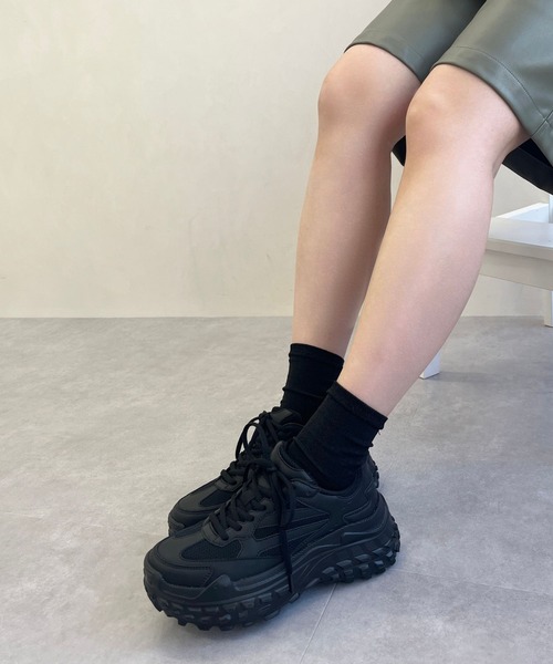 「ORiental TRaffic」 ローカットスニーカー 37 グレー レディース_画像9