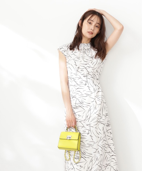 「N.（N. Natural Beauty Basic）」 ノースリーブワンピース SMALL ホワイト系その他 レディース_画像3