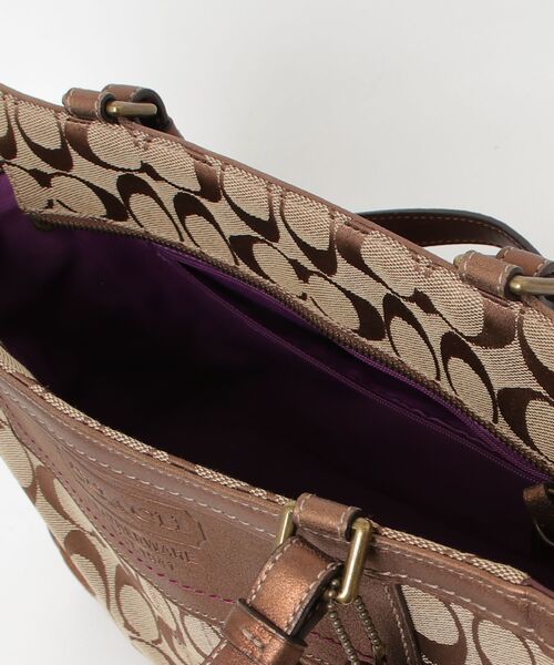 Coach ハンドバッグ ベージュ/ブラウン COACH（コーチ） ハンドバッグ - ベージュ レディース : ZOZOTOWN