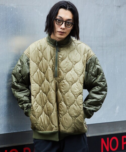 「HINSON」 ブルゾン LARGE ブラック メンズ_画像5