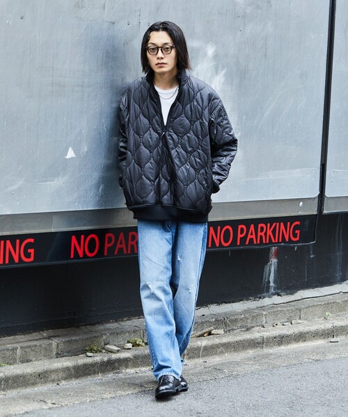 「HINSON」 ブルゾン LARGE ブラック メンズ_画像7