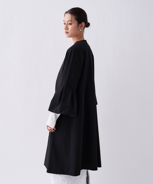 cloenc（クロエンス） ノーカラーコート コート 「セットアップ
