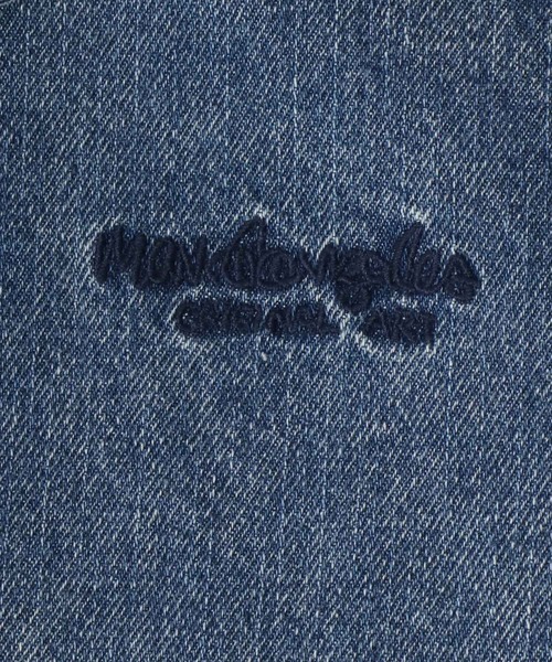 「Mark Gonzales」 デニムジャケット X-LARGE ブラウン メンズ_画像9