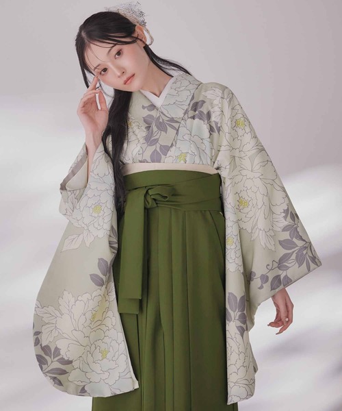 sugar nine 着物 卒業袴3点セット 二尺袖着物 帯 袴 レディース 
