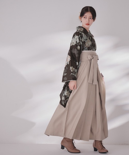 sugar nine 着物 卒業袴3点セット 二尺袖着物 帯 袴 レディース
