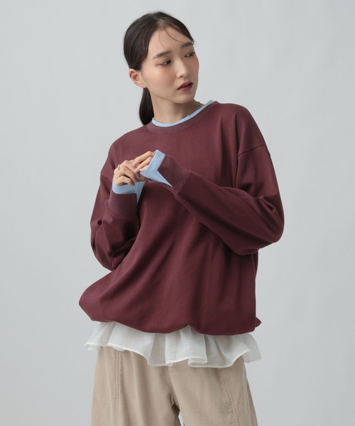 LEPSIM（レプシィム） tシャツ 配色リブプルオーバー 639509 