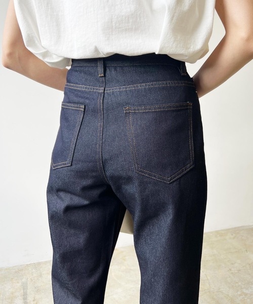 「LIAN」 デニムパンツ SMALL インディゴブルー レディース_画像5