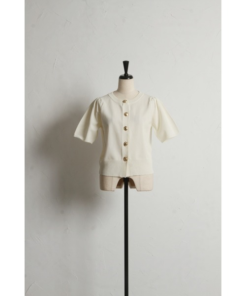 「&. NOSTALGIA」 ニットカーディガン M ブラック レディース_画像4