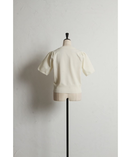 「&. NOSTALGIA」 ニットカーディガン M ブラック レディース_画像6