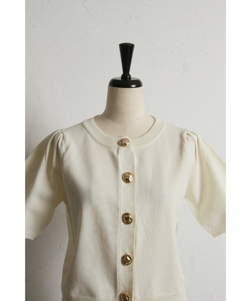 「&. NOSTALGIA」 ニットカーディガン M ブラック レディース_画像7