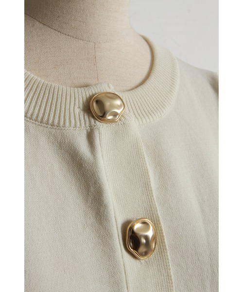 「&. NOSTALGIA」 ニットカーディガン M ブラック レディース_画像8