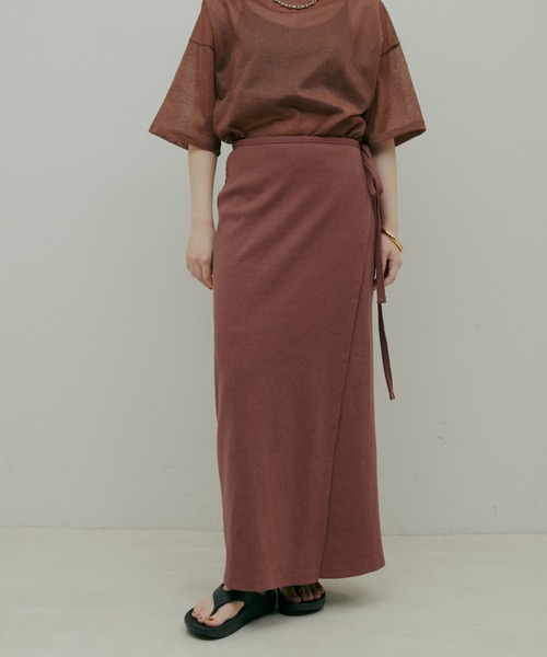 「LARUTA」 スカート LARGE レンガ レディース_画像6