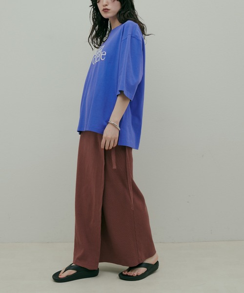 「LARUTA」 スカート LARGE レンガ レディース_画像8