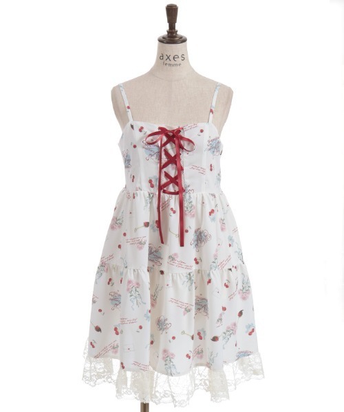 axes femme 半袖トップス チュニック9点セット axes femme（アクシーズ ファム） チュニック バレンタインプリント