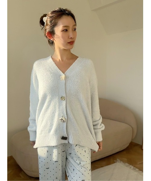 SNIDEL HOME パジャマ ルームウェア 「Milcrea」ケーキ釦ニット