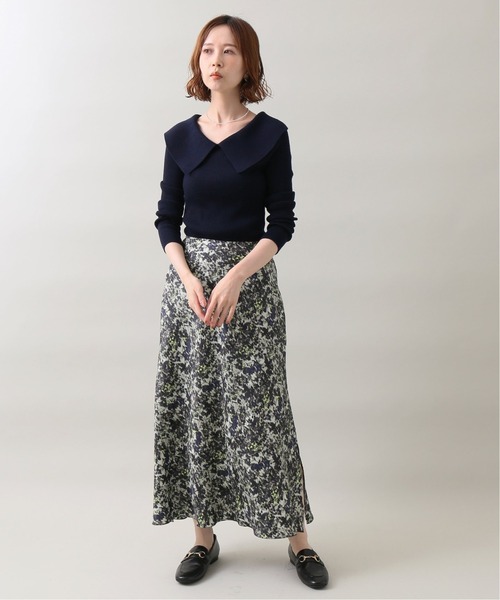 「IENA」 長袖ニット FREE ブラック レディース_画像4