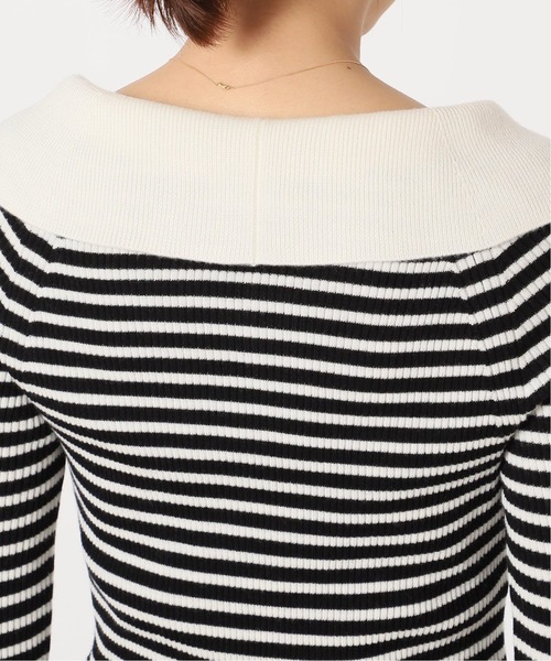 「IENA」 長袖ニット FREE ブラック レディース_画像9