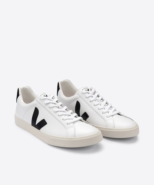 「VEJA」 ローカットスニーカー 37 ホワイト×ゴールド レディース_画像3