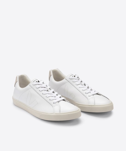 「VEJA」 ローカットスニーカー 37 ホワイト×ゴールド レディース_画像5