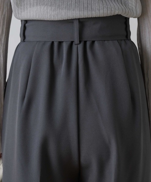 「NEUNA」 パンツ LARGE チャコールグレー レディース_画像7