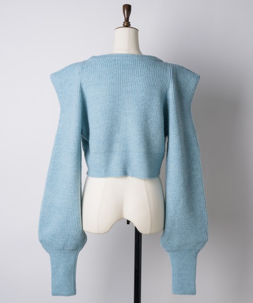 「J1U by LA BELLE ETUDE」 長袖ニット FREE ホワイト レディース_画像3