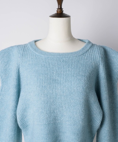 「J1U by LA BELLE ETUDE」 長袖ニット FREE ホワイト レディース_画像4