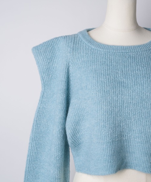 「J1U by LA BELLE ETUDE」 長袖ニット FREE ホワイト レディース_画像5