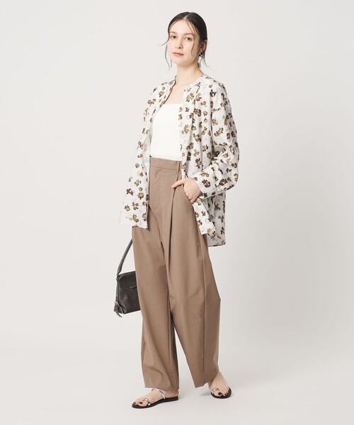 BEAUTY＆YOUTH UNITED ARROWS パンツ タック カーブパンツ