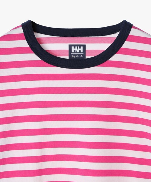週末限定値下げ / agnes b. ♥︎ pink border thirt agnes b.（アニエスベー） tシャツ × HH L/S Marine Border Tee