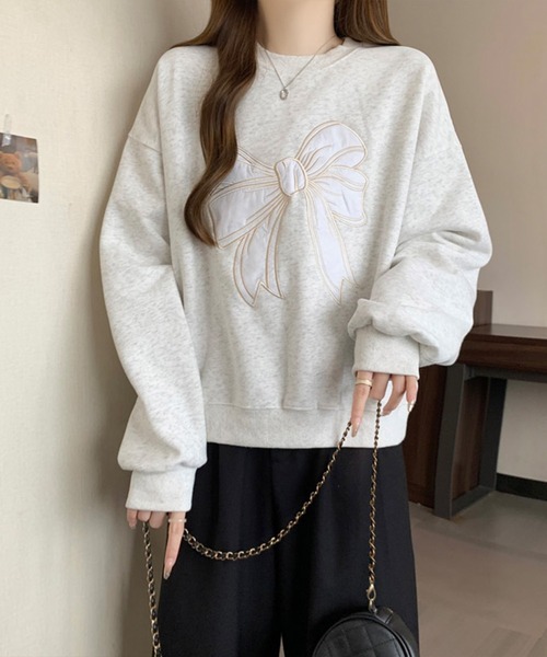 「SpRay」 スウェットカットソー FREE ブラック レディース_画像5