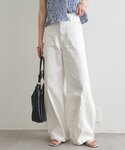 ワイドパンツ ジーンズ デニム デニムパンツ ...の詳細画像1
