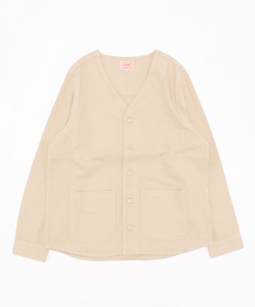 「BIG MIKE」 ジャケット LARGE ネイビー×ホワイト メンズ_画像5