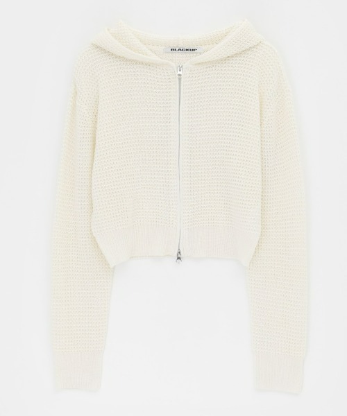 「BLACKUP」 カーディガン FREE クリーム レディース_画像3