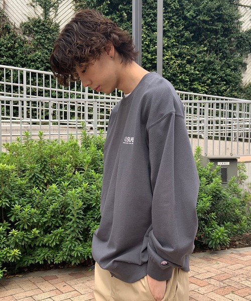 「SILAS」 スウェットカットソー MEDIUM ホワイト メンズ_画像5
