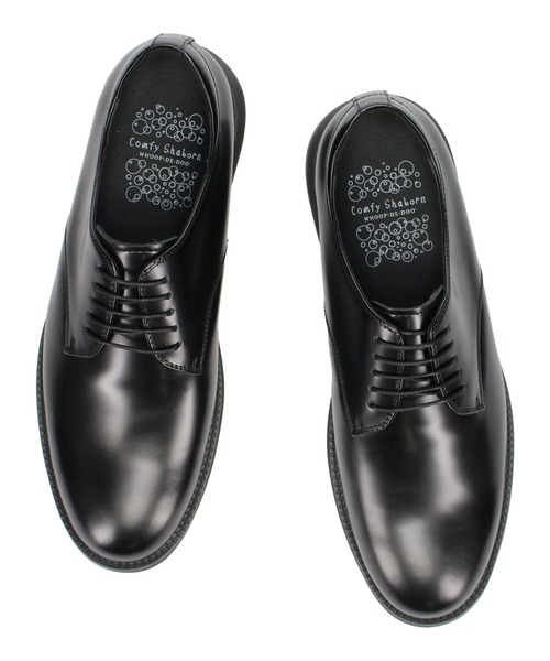 【極美品】whoop-de-doo ダービー プレーントゥ TURBOFLEX whoop-de-doo（フープディドゥ） ビジネスシューズ Campus Derby