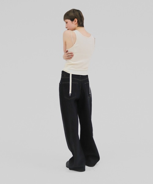 lit ジーンズ デニム デニムパンツ W Loop Straight Denim レディース